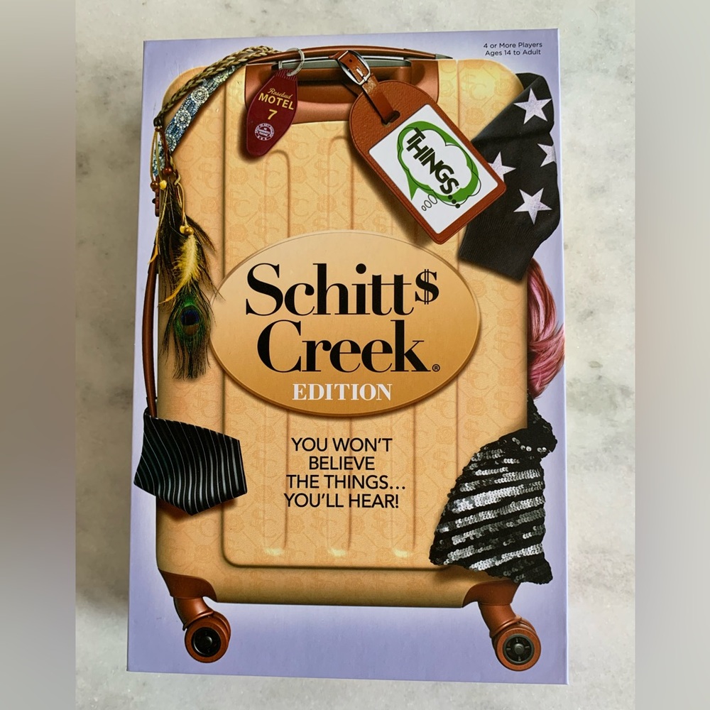 Things: Schitt's Creek Edition Board Game, Party Game Meets Classic TV Show-NEW